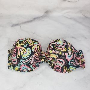 Victorias secret strapless bikini top swim